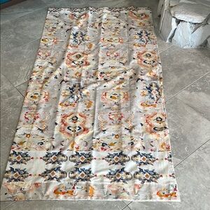 Anthropologie Multicolor Patterned Shower Curtain